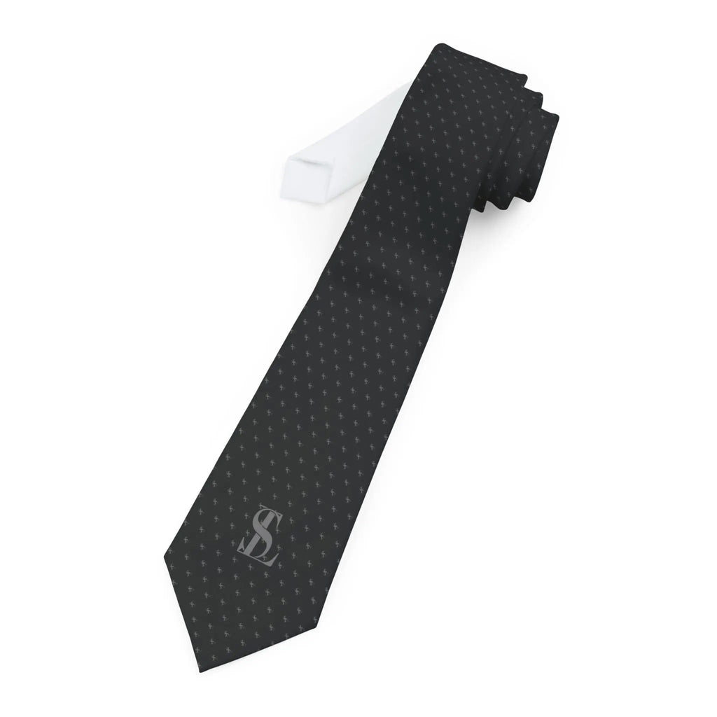 Premium Necktie Black Printify