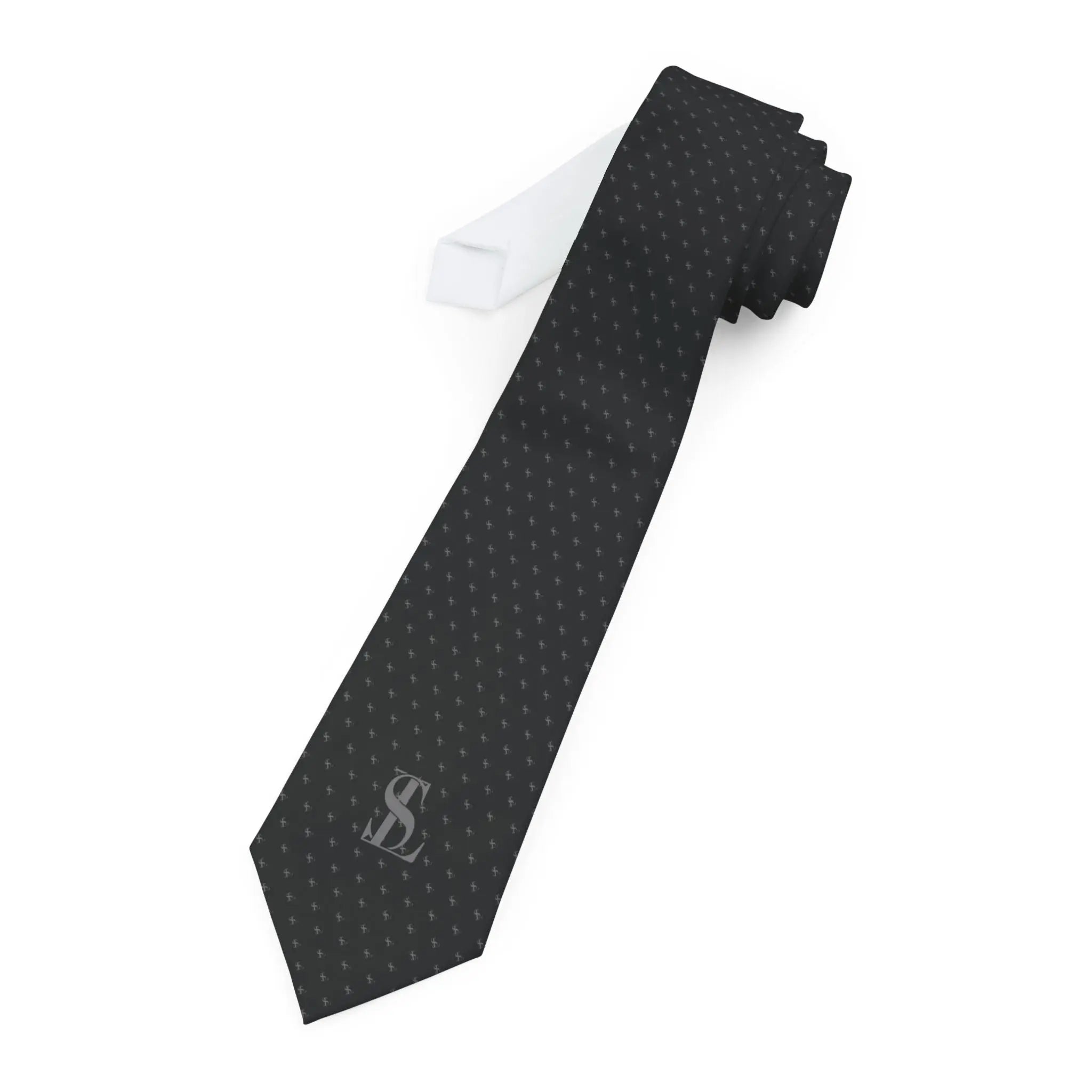 Premium Necktie Black Printify