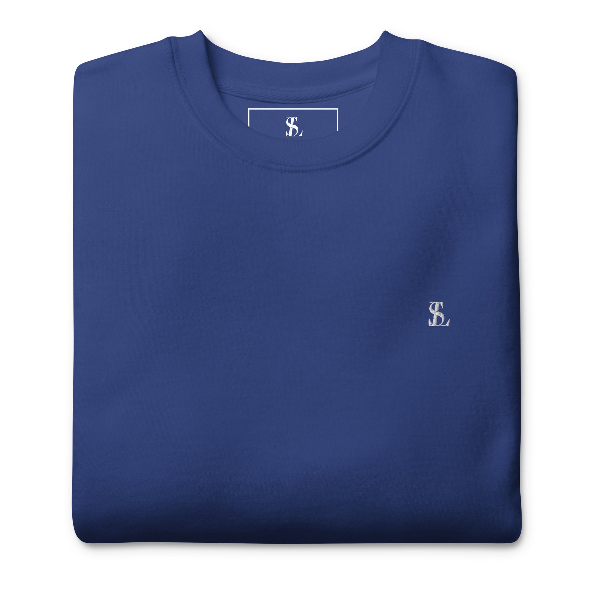 Seraphine Luxe Comfort Sweatshirt, Soft Cotton Sweatshirt, Blue