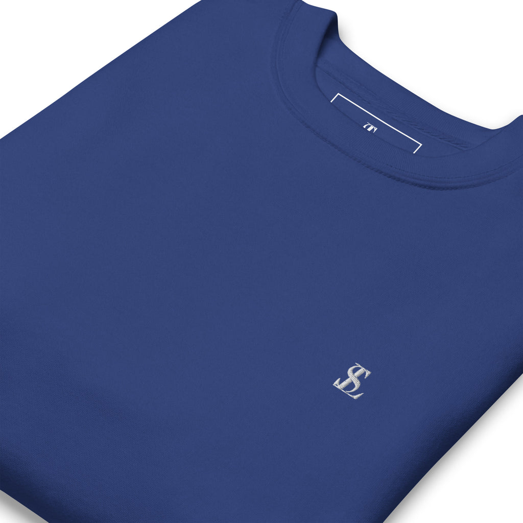 Seraphine Luxe Comfort Sweatshirt, Soft Cotton Sweatshirt, Blue