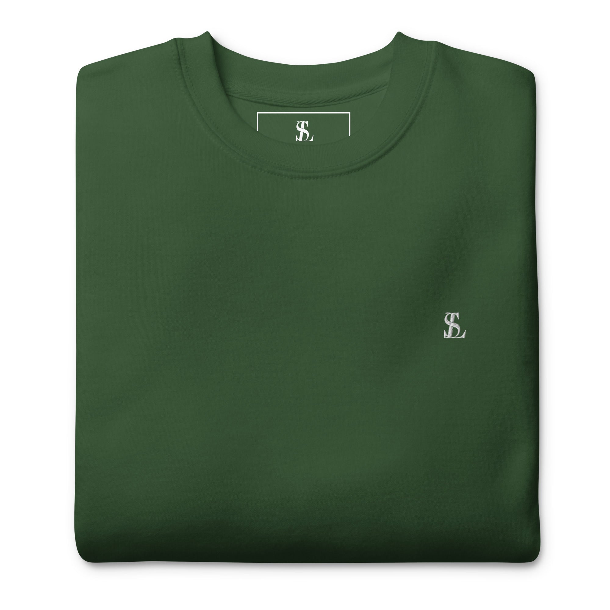 Seraphine Luxe Comfort Sweatshirt, Soft Cotton Sweatshirt, Green