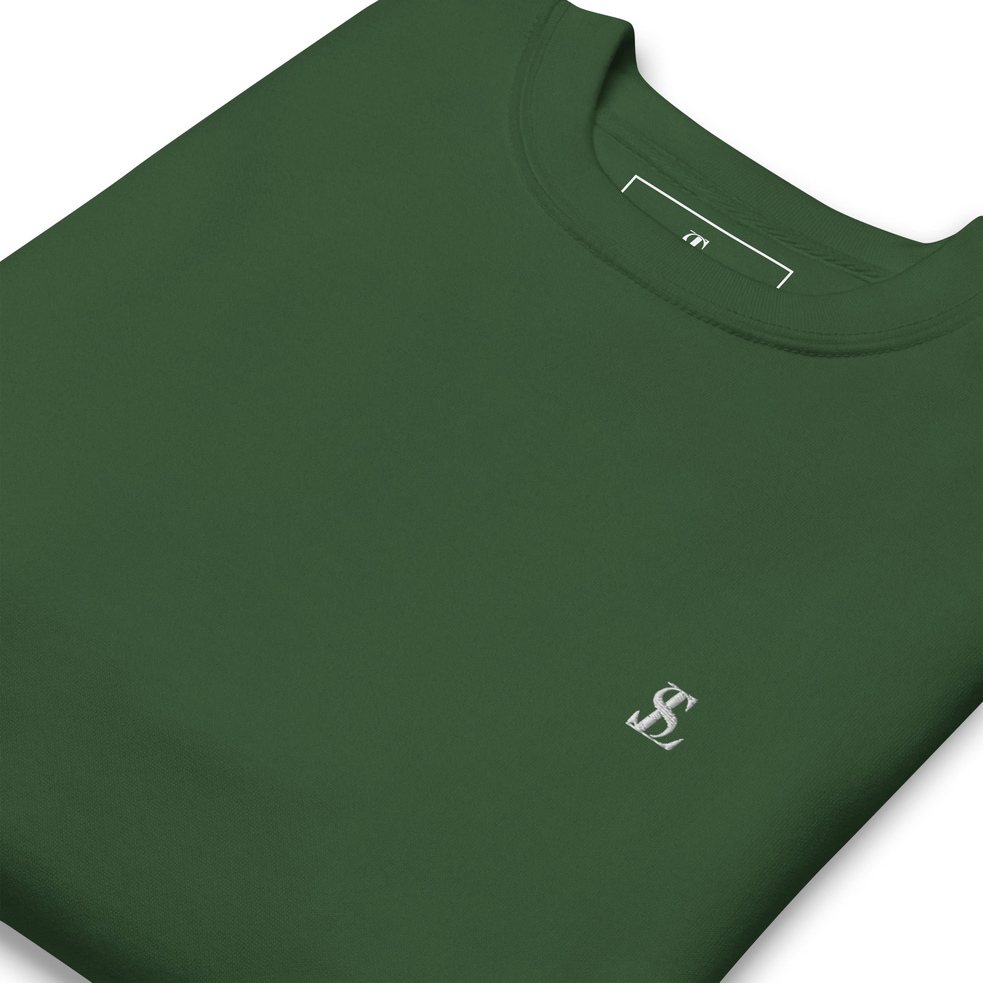 Seraphine Luxe Comfort Sweatshirt, Soft Cotton Sweatshirt, Green