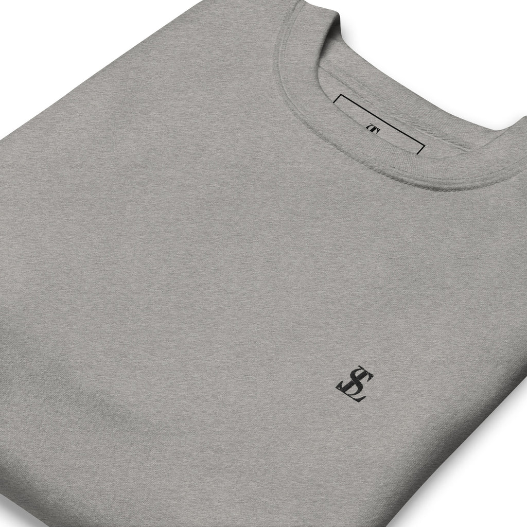 Seraphine Luxe Comfort Sweatshirt, Soft Cotton Sweatshirt, Light Grey