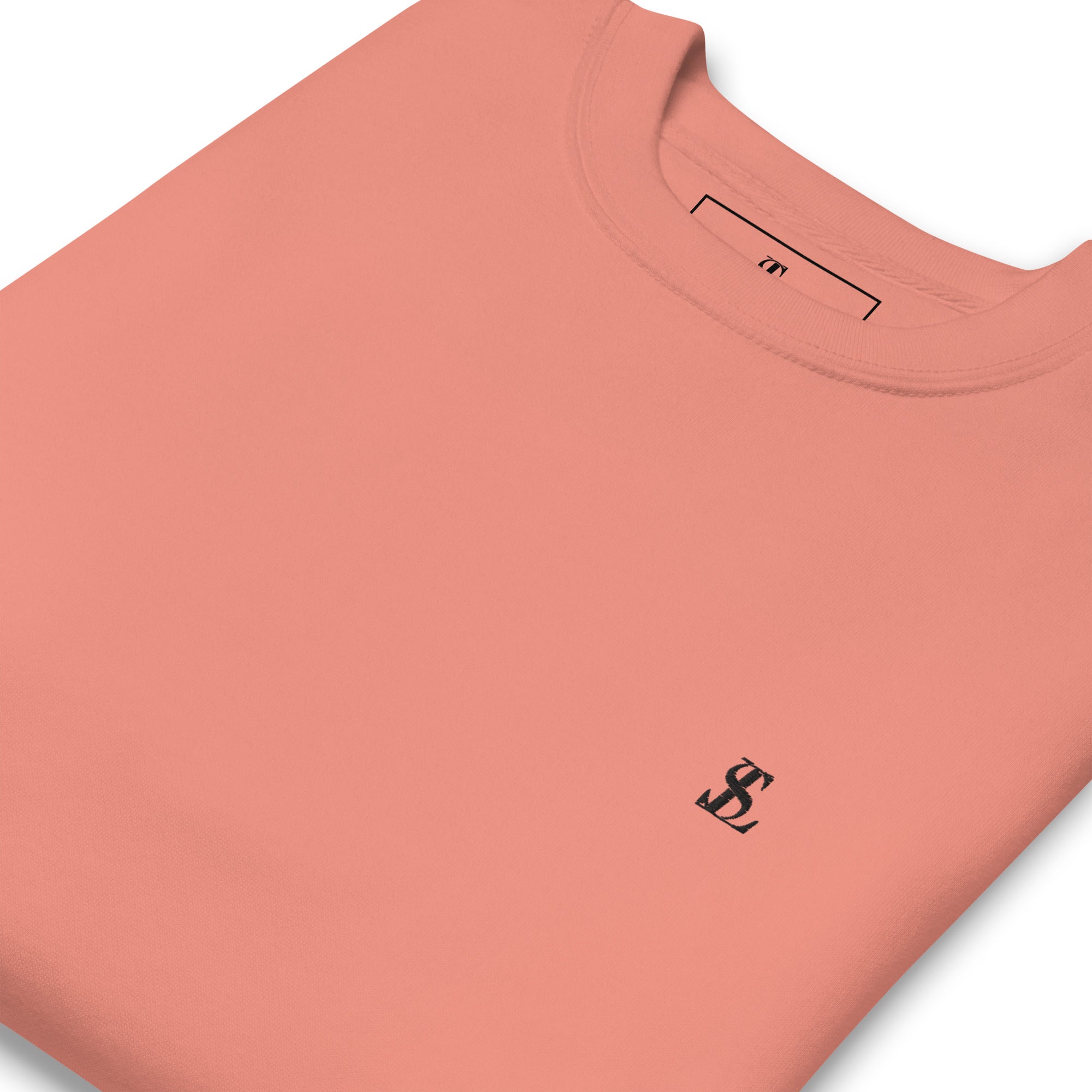 Seraphine Luxe Comfort Sweatshirt, Soft Cotton Sweatshirt, Peach