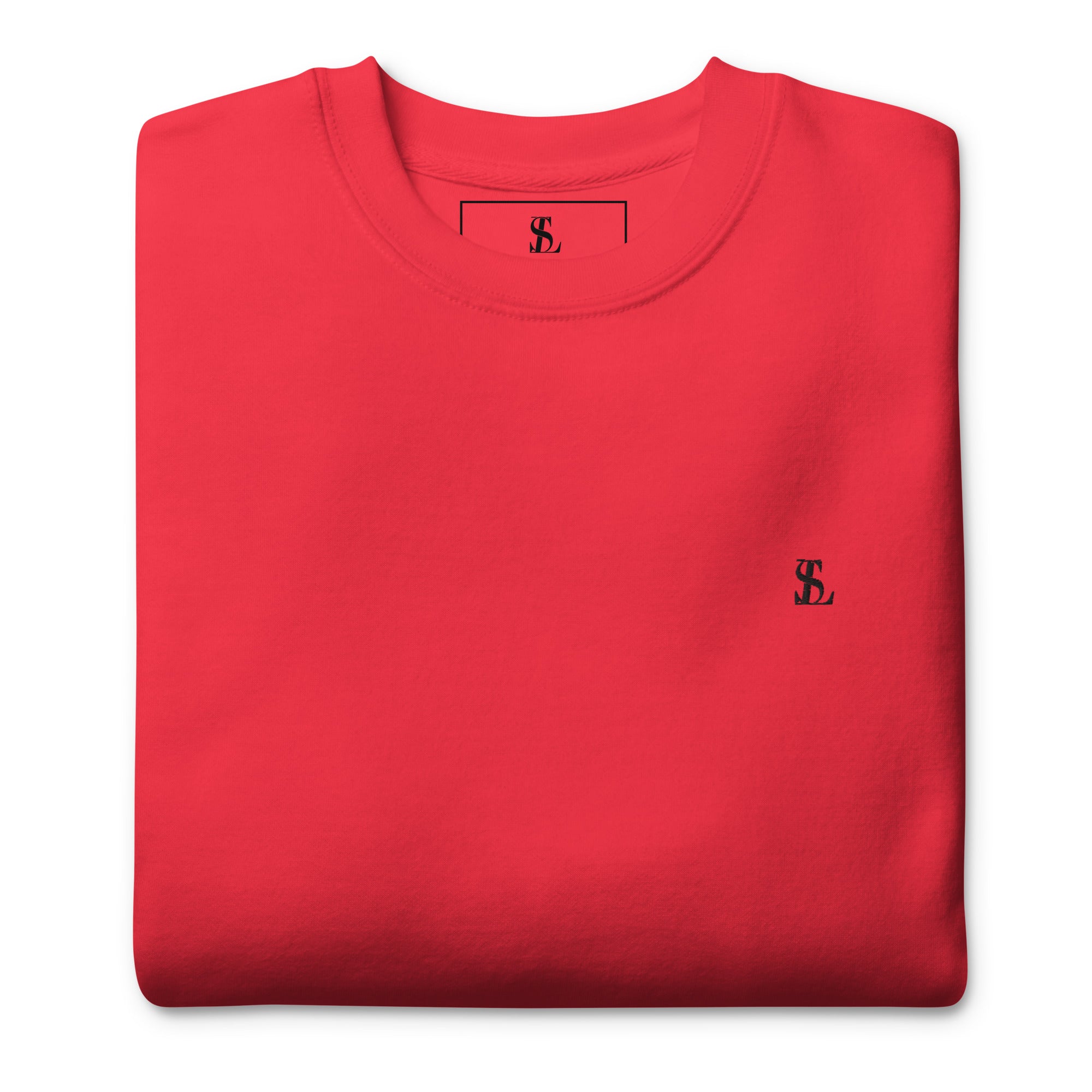 Seraphine Luxe Comfort Sweatshirt, Soft Cotton Sweatshirt, Red