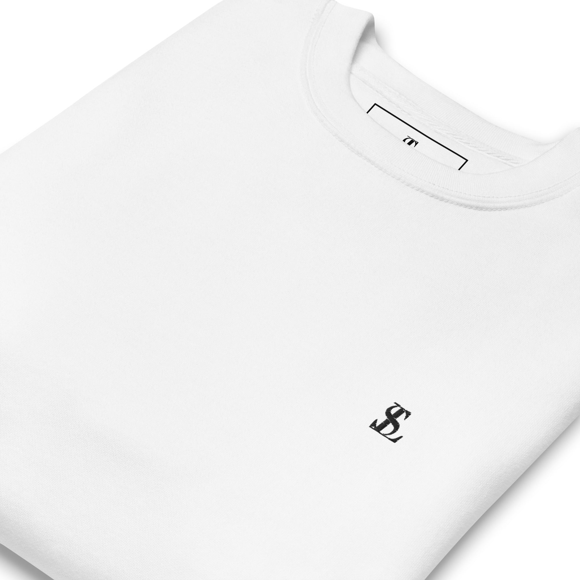 Seraphine Luxe Comfort Sweatshirt, Soft Cotton Sweatshirt, White