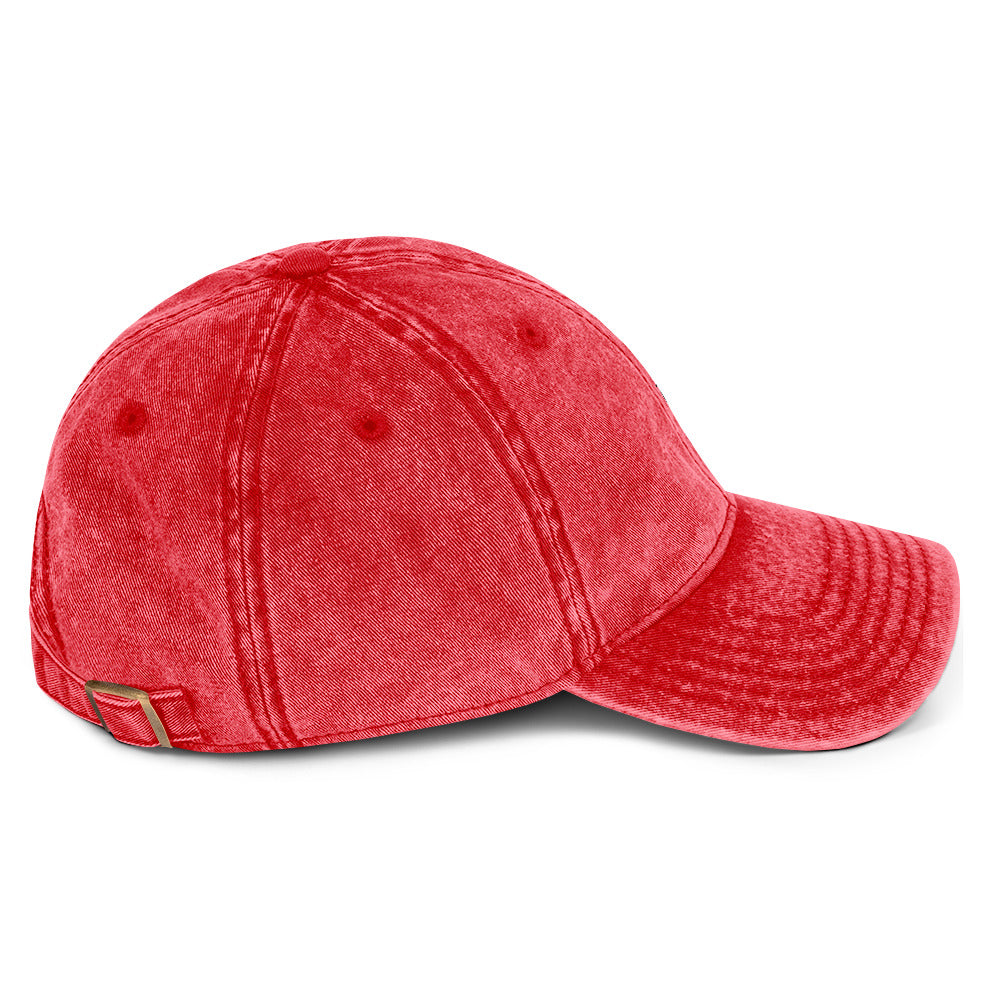 Seraphine Luxe Cotton Cap, Red