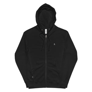 Seraphine Luxe Fleece Zip Up Hoodie, Black