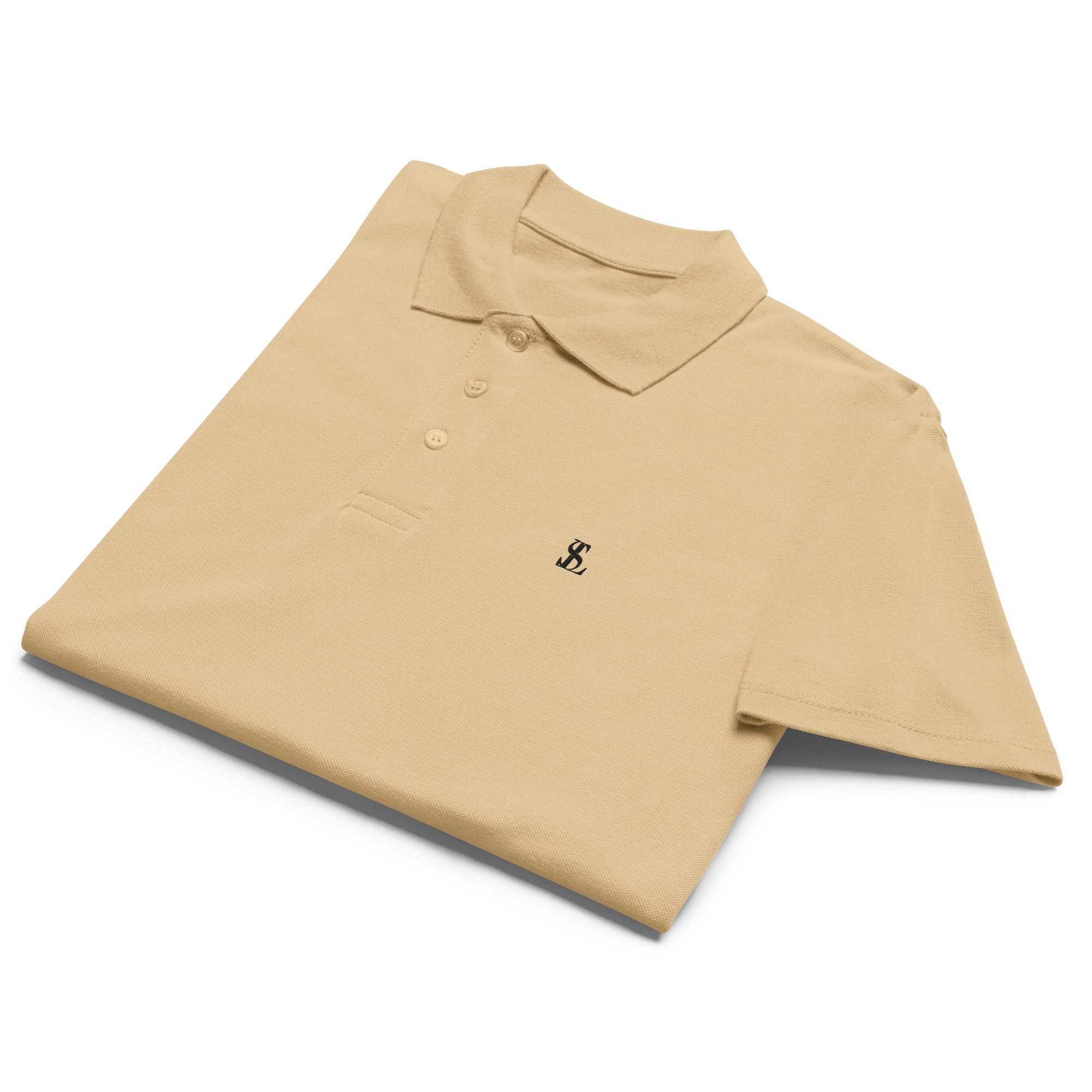 Seraphine Luxe Polo Shirt for men polo's, Beige