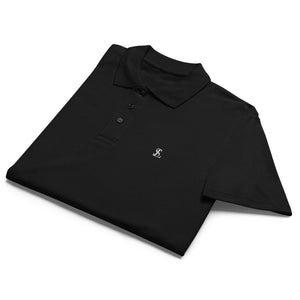 Seraphine Luxe Polo Shirt for men polo's, Black