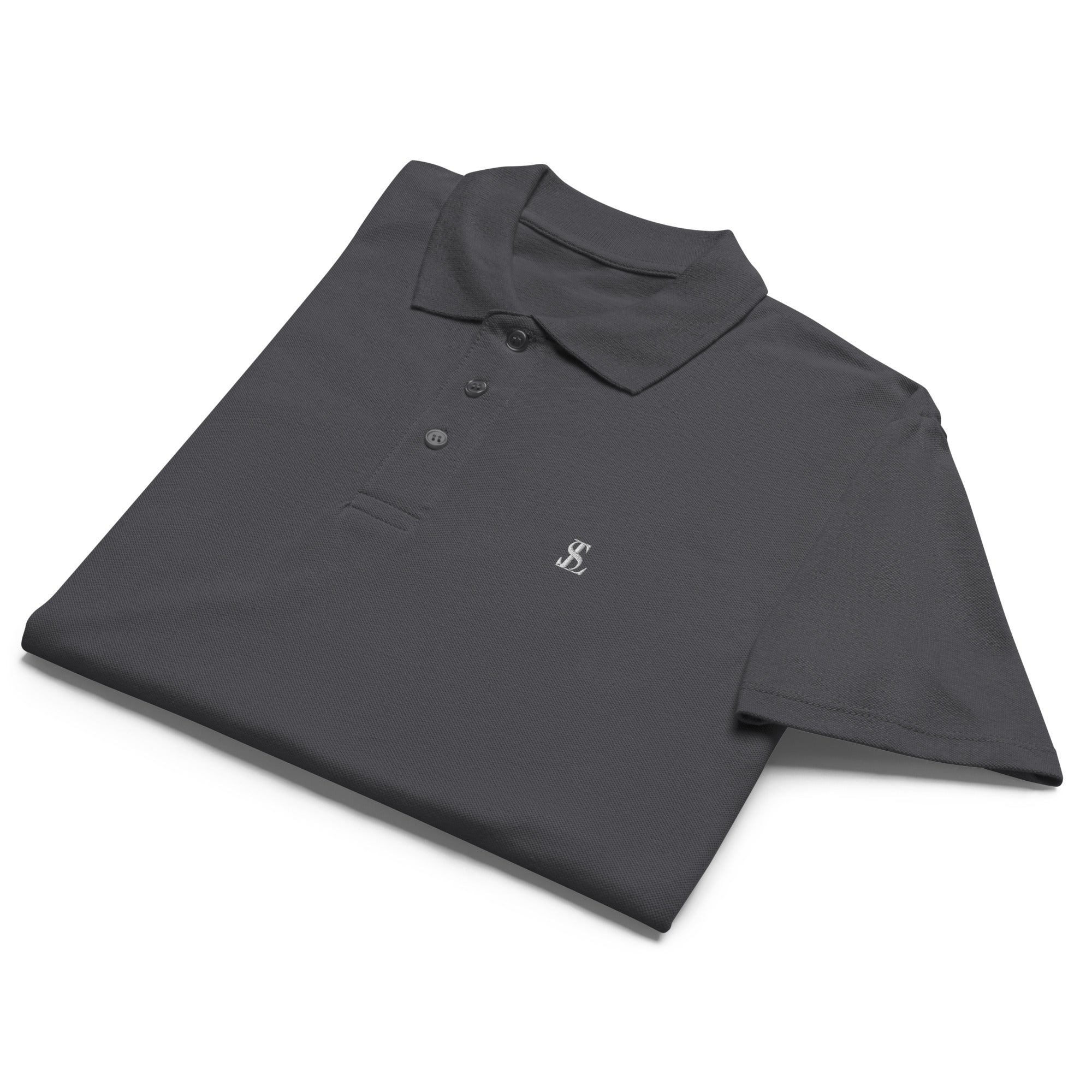 Seraphine Luxe Polo Shirt for men polo's, Grey