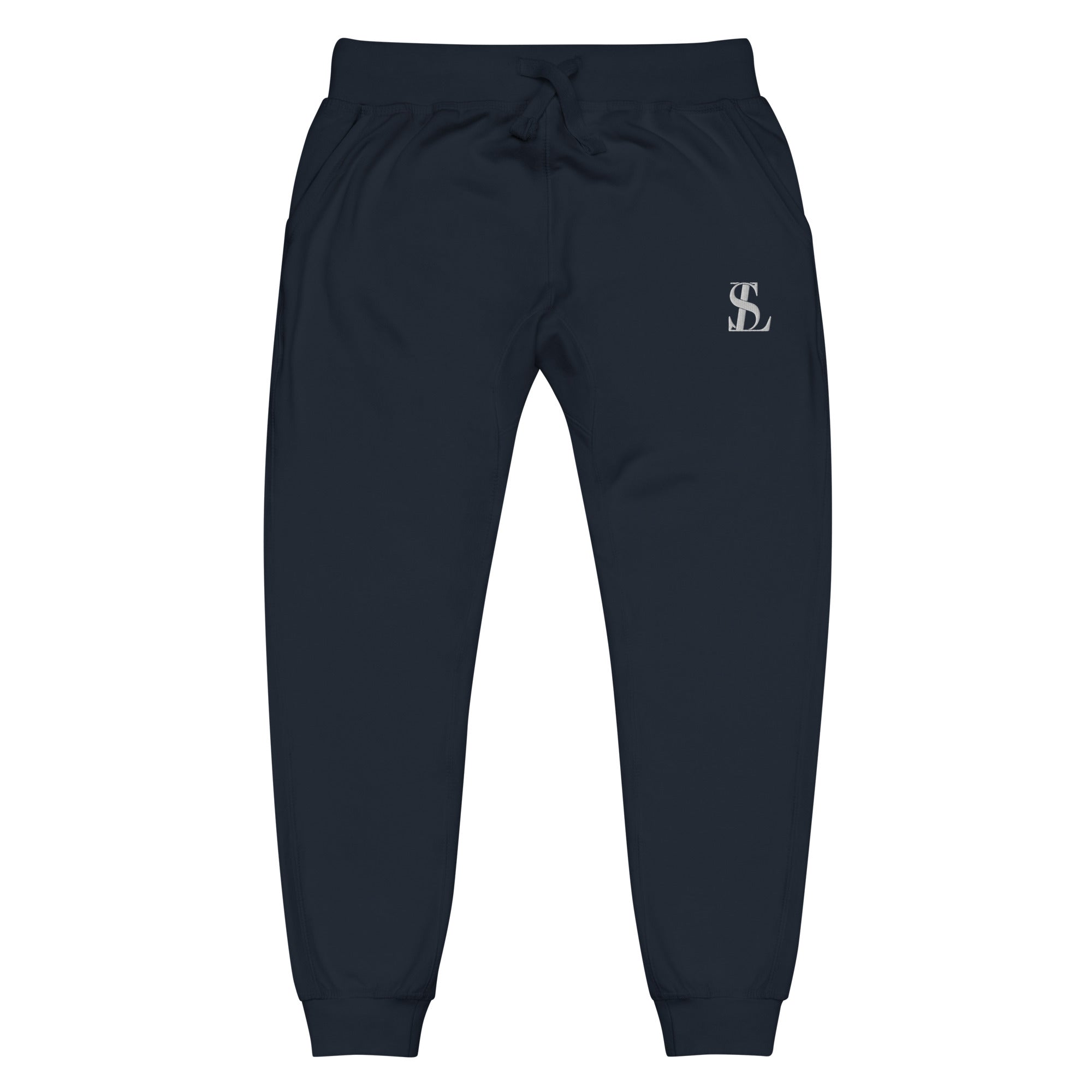 Seraphine Luxe Soft Fleece Sweatpants for Comfort, Navy