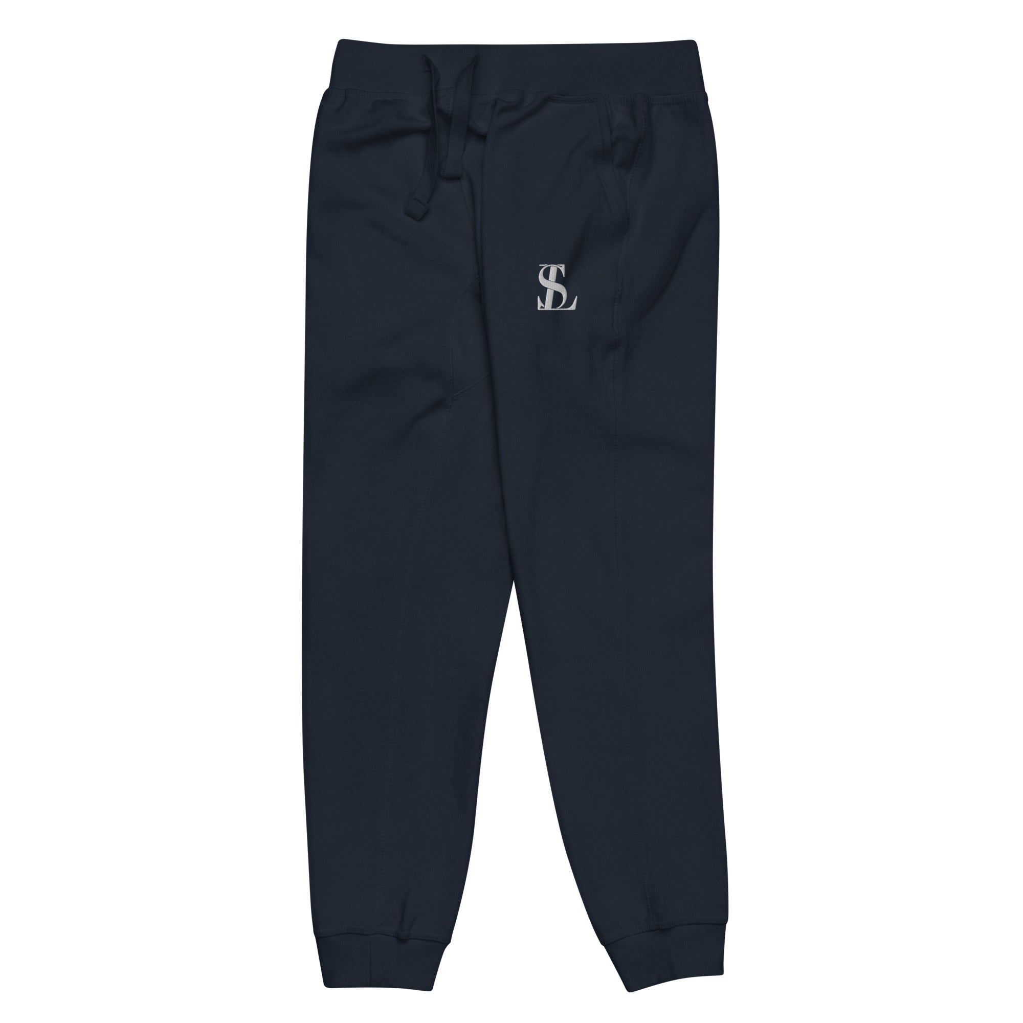 Seraphine Luxe Soft Fleece Sweatpants for Comfort, Navy