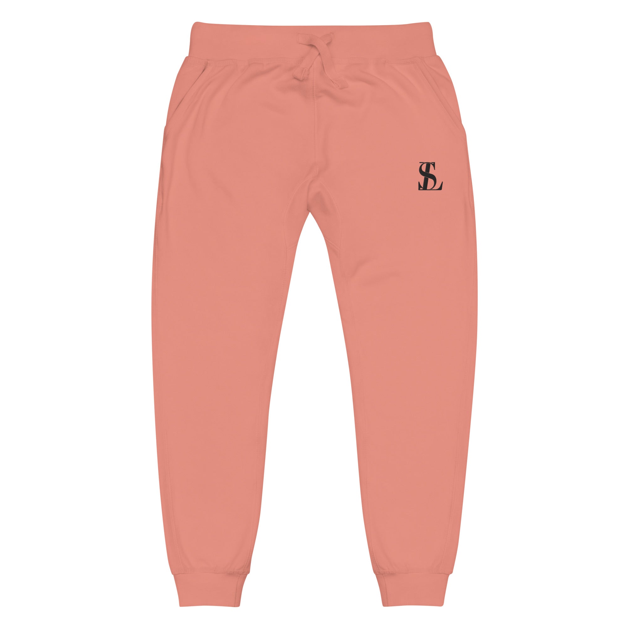Seraphine Luxe Soft Fleece Sweatpants for Comfort, Peach