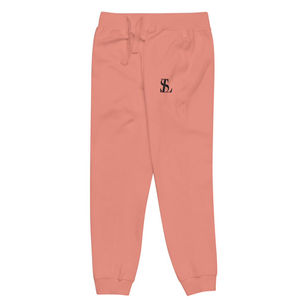 Seraphine Luxe Soft Fleece Sweatpants for Comfort, Peach