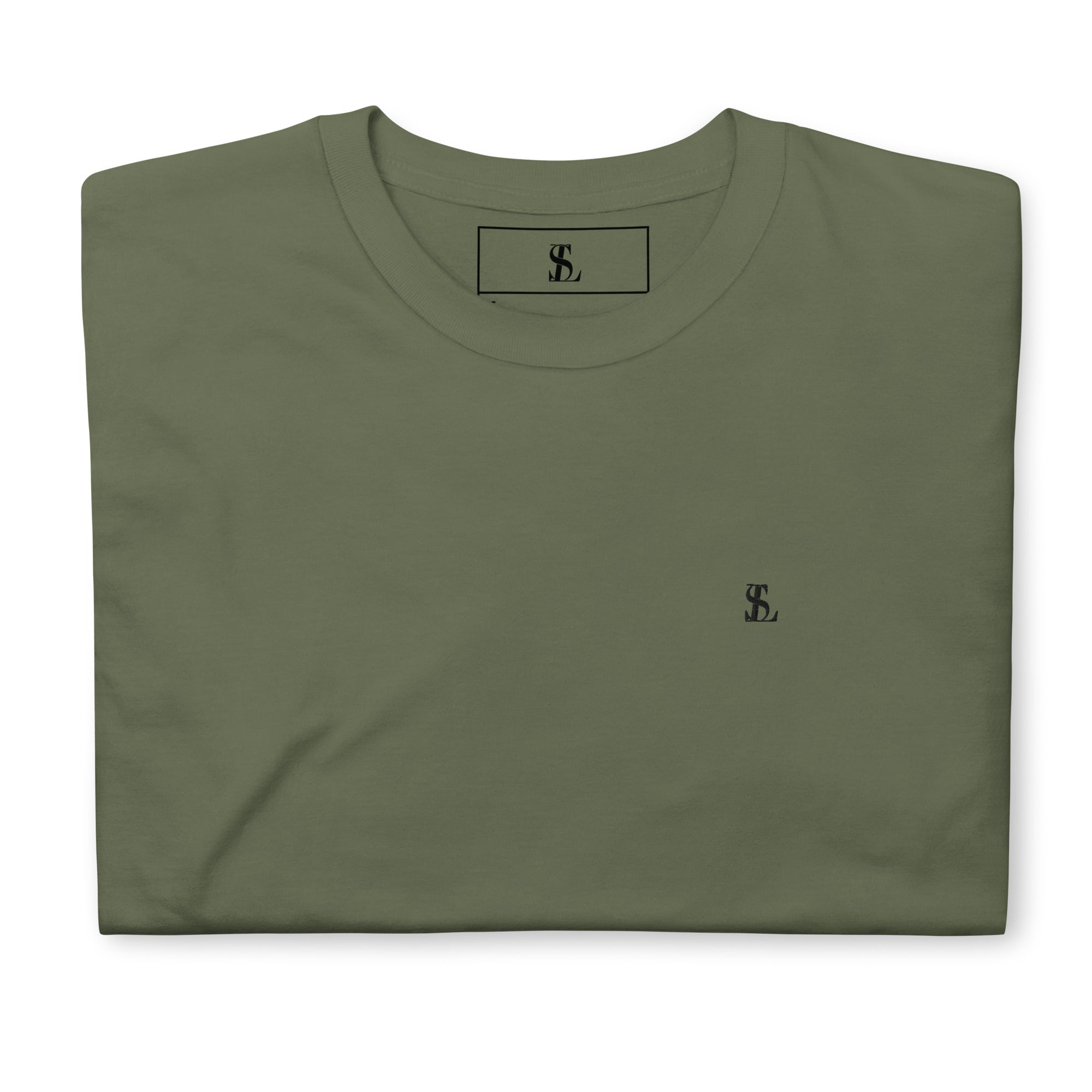 Seraphine Luxe T-shirt men and women, Military Green