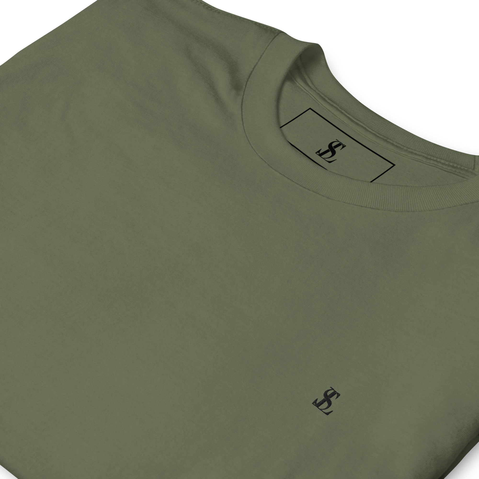 Seraphine Luxe T-shirt men and women, Military Green