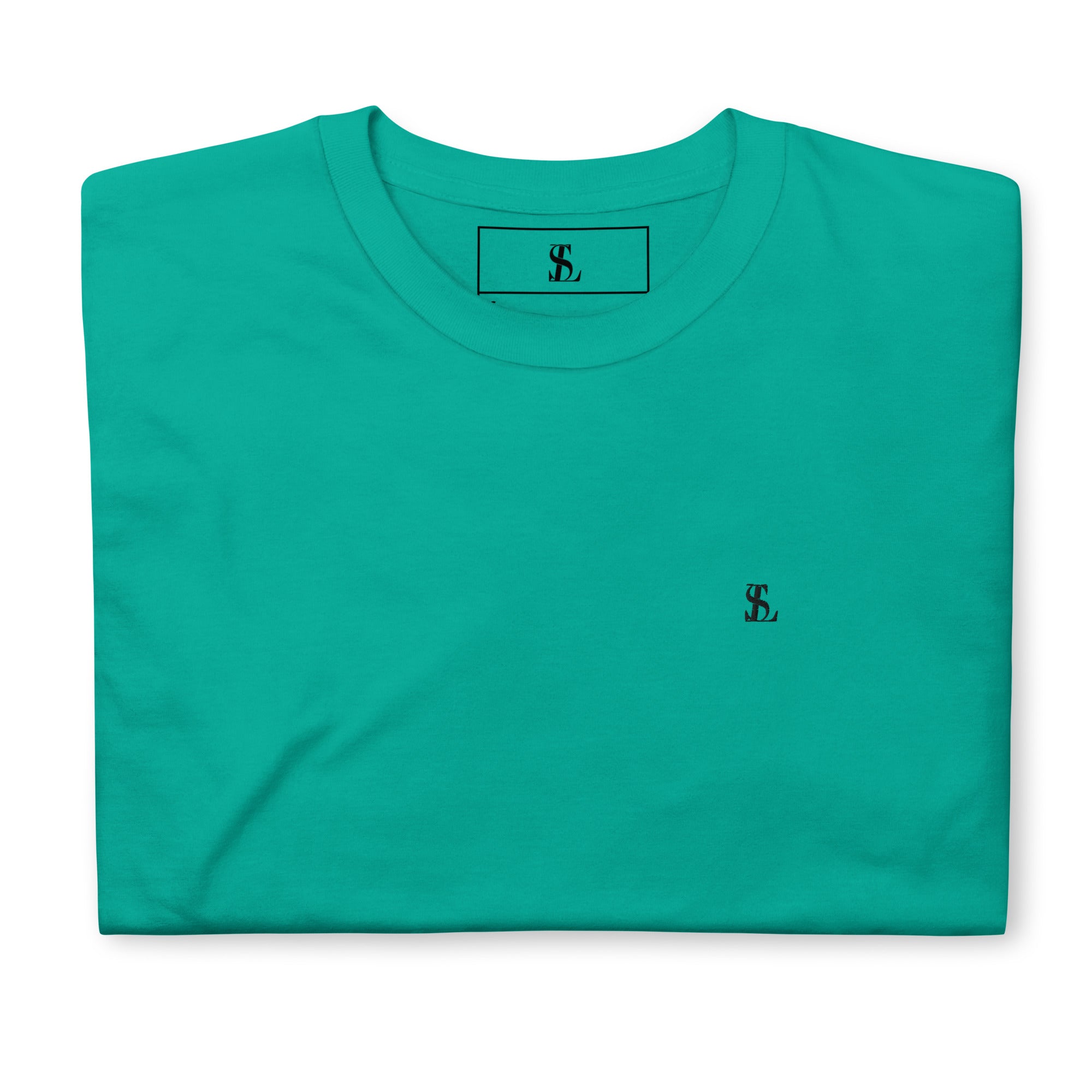 Seraphine Luxe T-shirt men and women, Turquoise