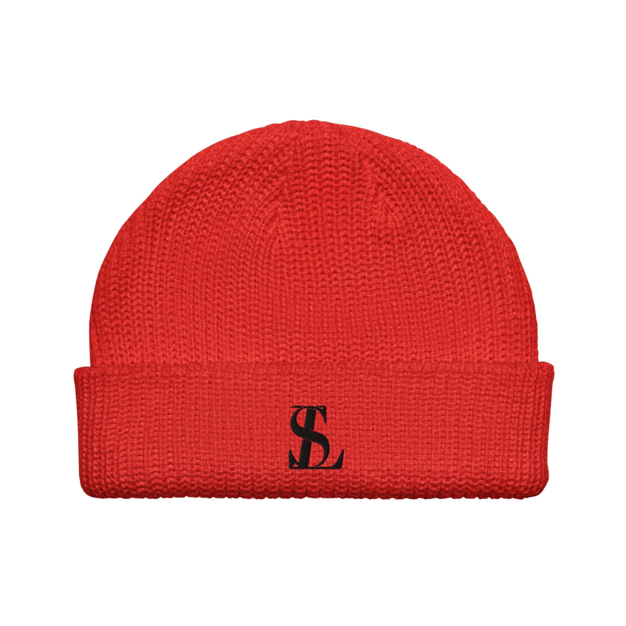 Seraphine Luxe Warm Knit Wool Beanie for Winter, Red